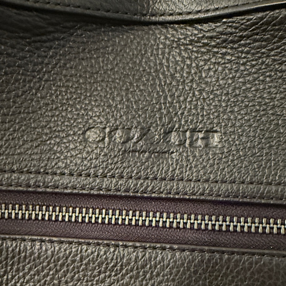Coach Black Leather Bag - Picture 3 of 12